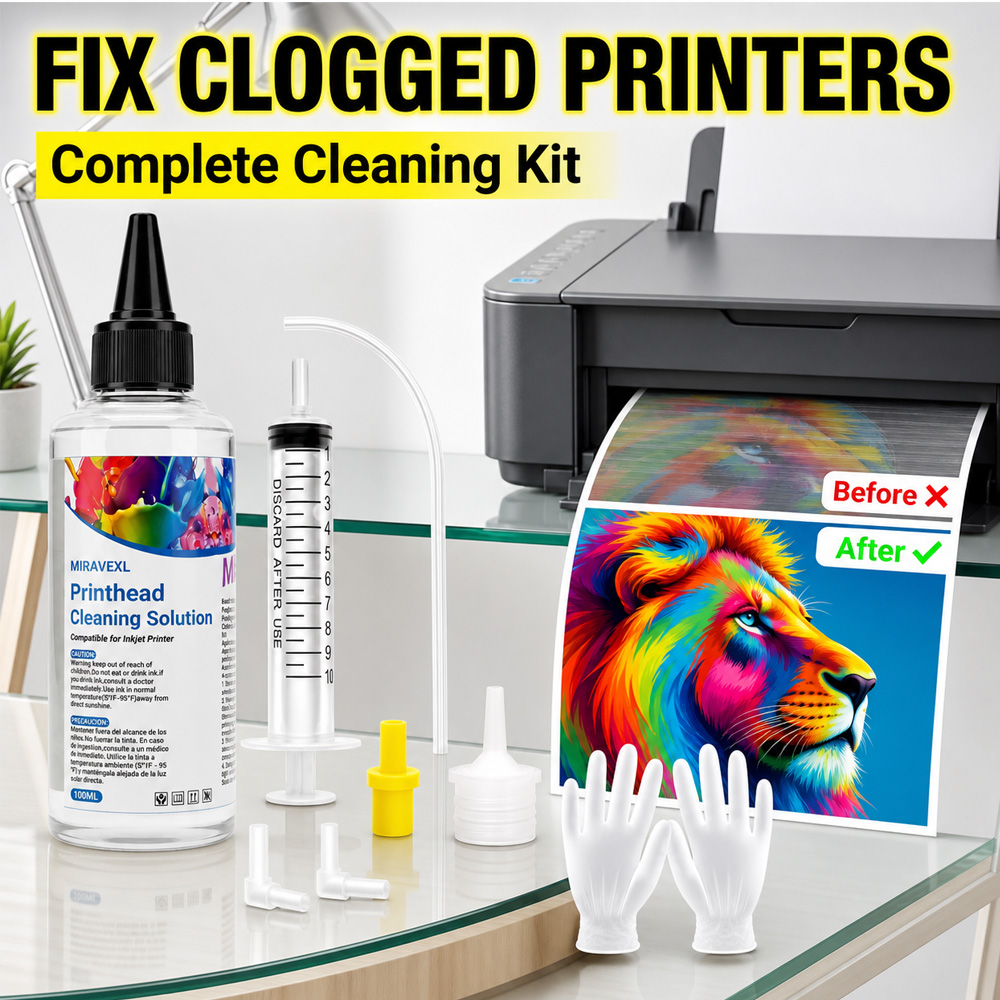 Print Head Cleaning Kit - Kit de solution de nettoyage de
