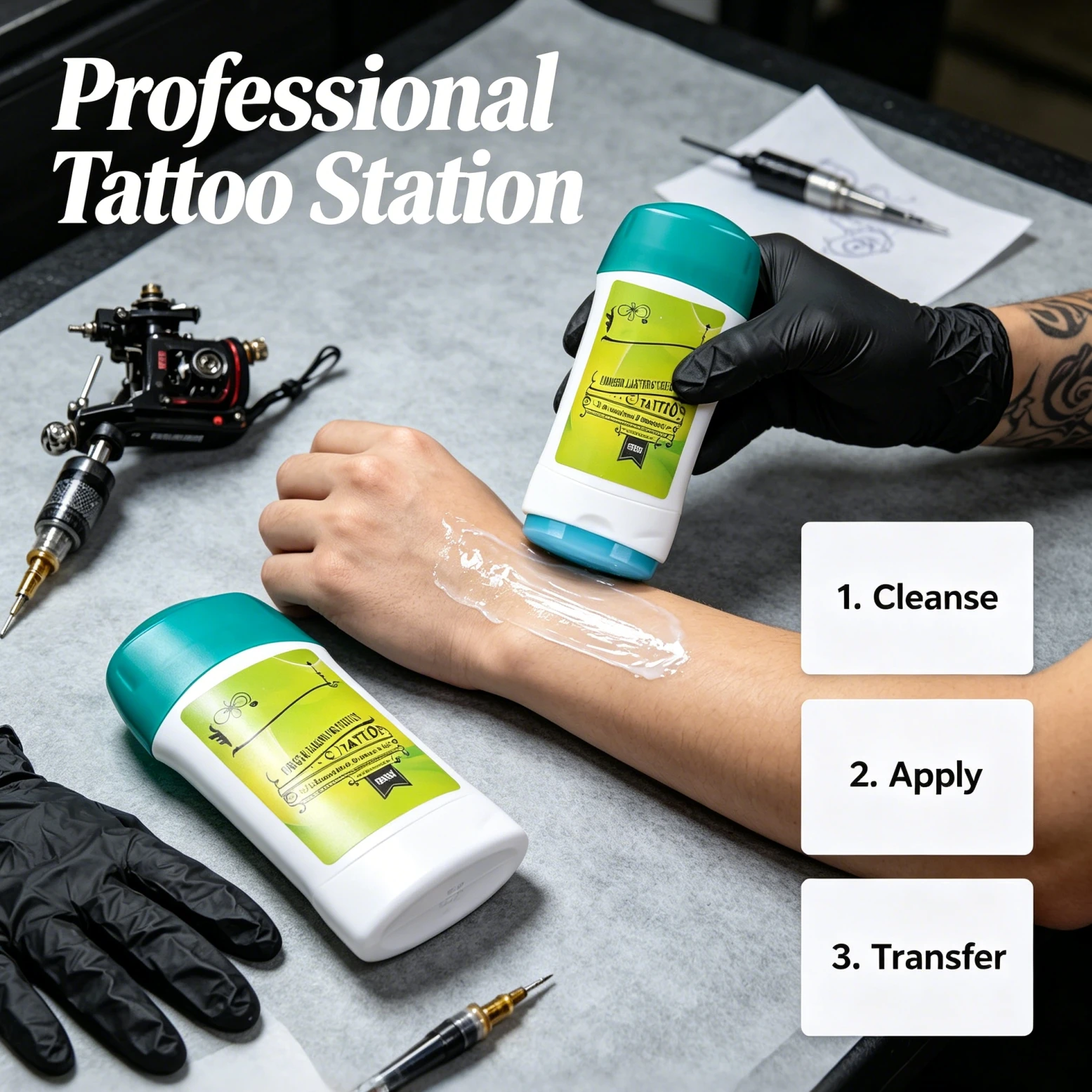 Foil Transfer Machine - Pâte de transfert pour tatouage, Crème