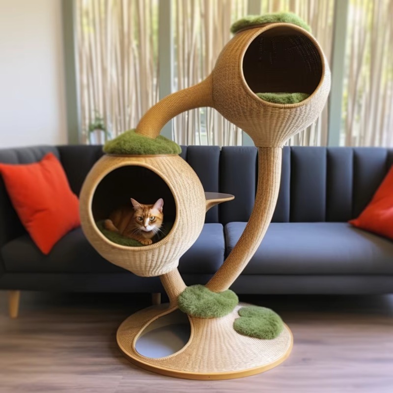 Commercial Printing House - Maison d'appartement moderne pour chat, table