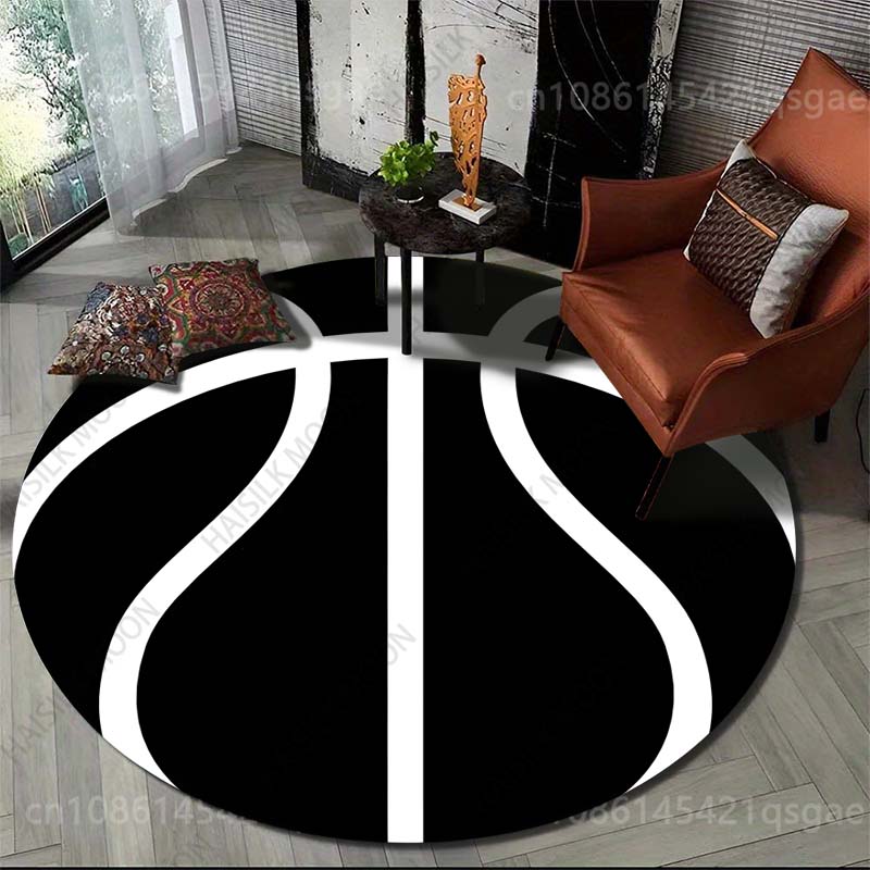 Commercial Printing Icon - Tapis rond imprimé avec motif d'icône