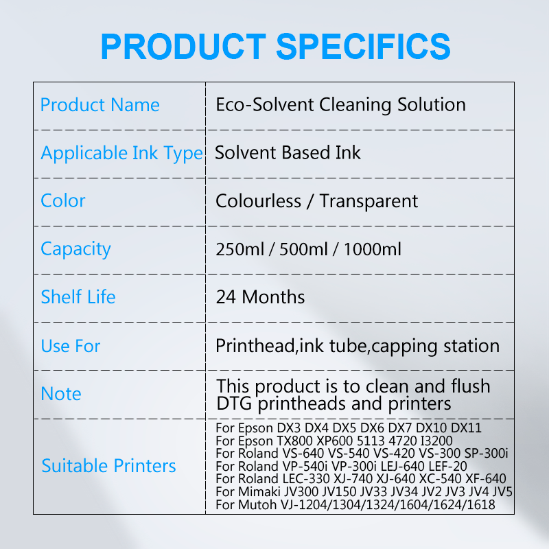Solution de nettoyage d'encre  - Print Head Cleaning Kit avis et prix