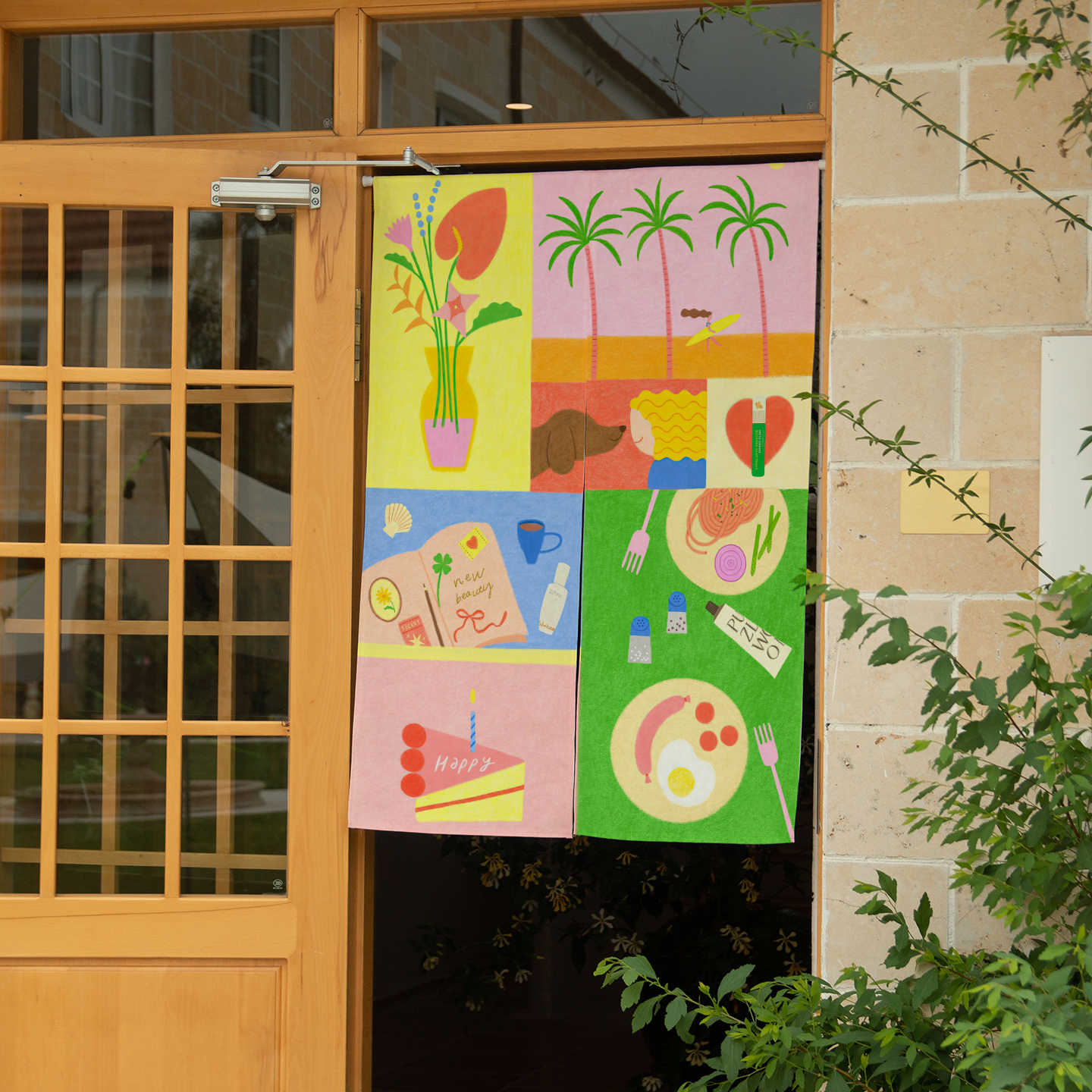 Rideau de porte Noren tropical - Commercial Printing Rates avis et prix
