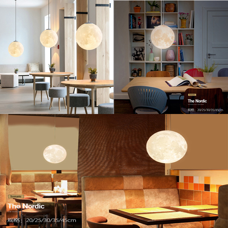 Lustre lunaire créatif imprimé - Hall Commercial Printing avis et prix