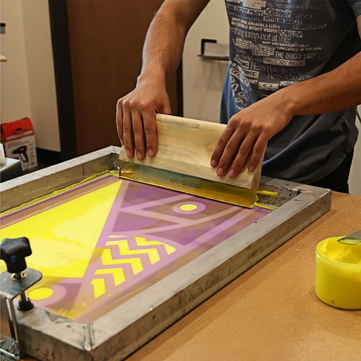 Cadre d'écran en soie en alumi - Screen Printing Frame Mesh avis et prix