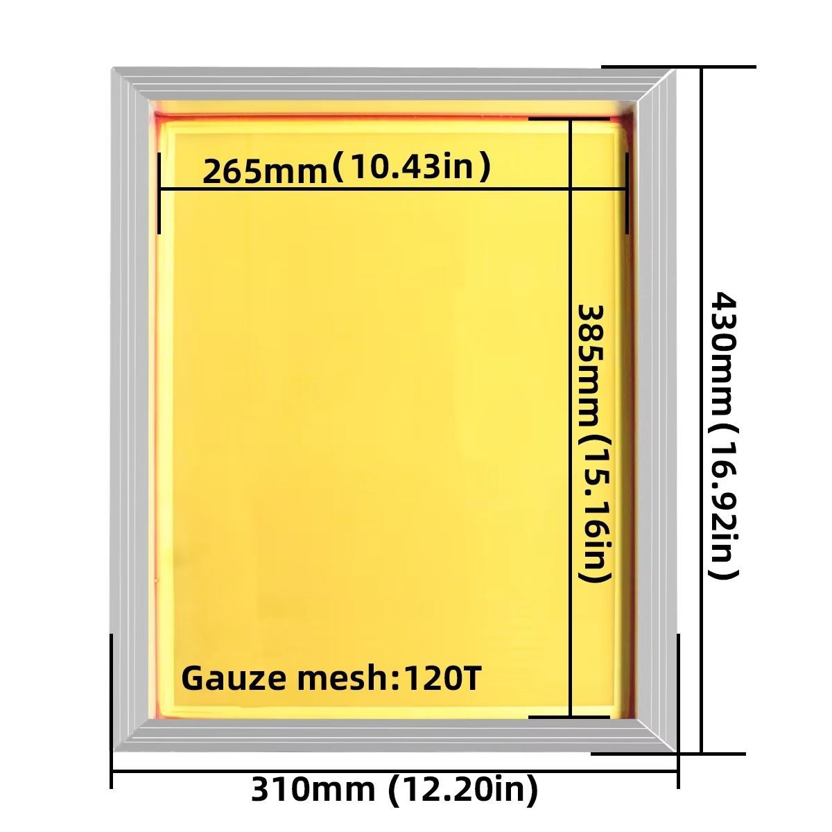 Cadre d'écran en soie en alumi - Screen Printing Frame Mesh avis et prix