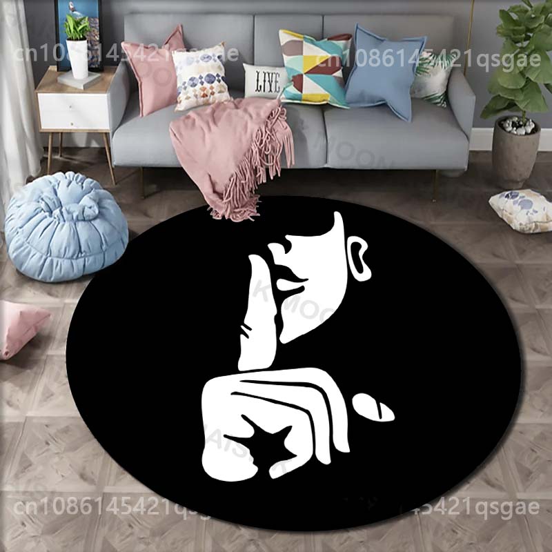 Tapis rond imprimé avec icônes - Commercial Printing Icon avis et prix