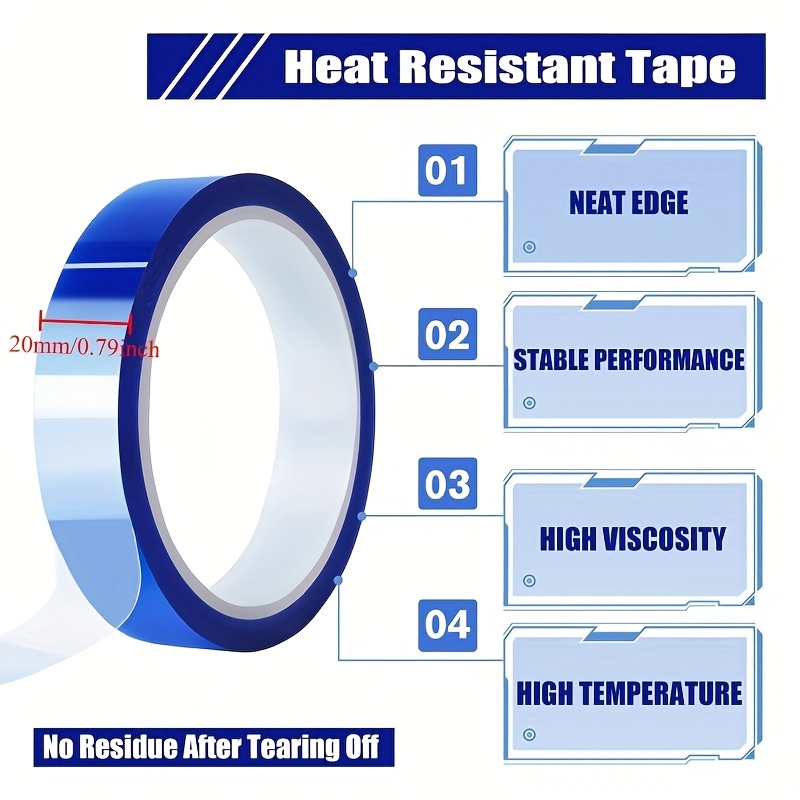 YITAPE 4 pièces Ruban de trans - Heat Transfer Vinyl Roll avis et prix