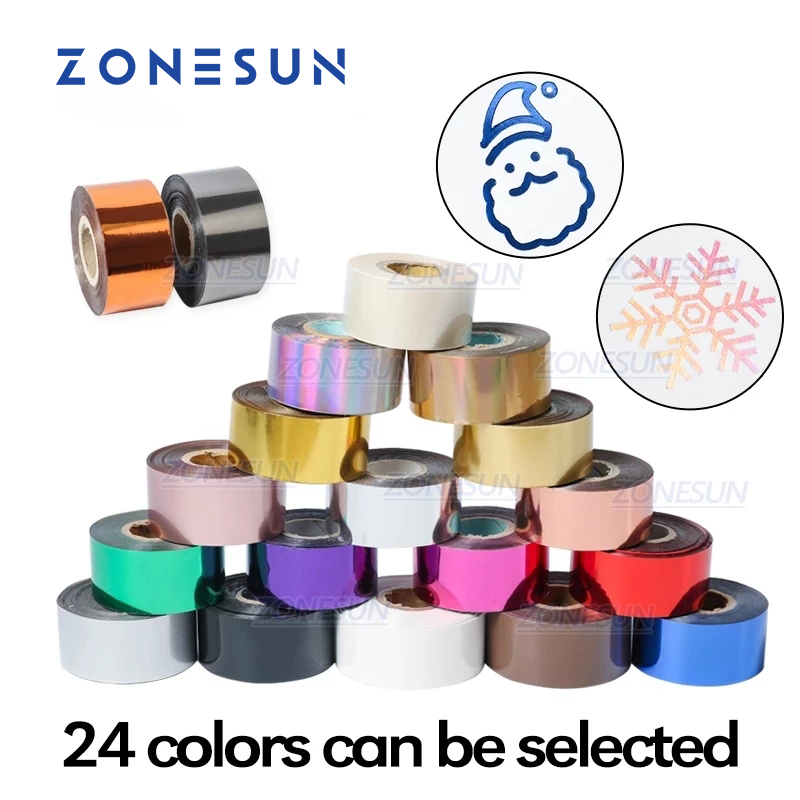 ZONESUN 3/4/5 cm or argent noi - Foil Transfer Machine avis et prix