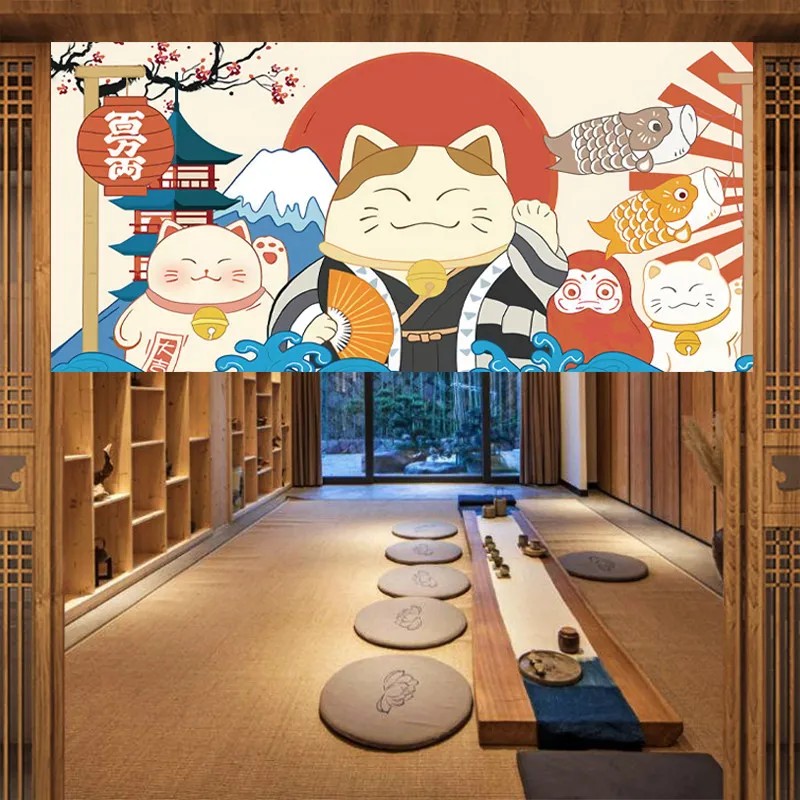 Rideau de porte Noren japonais - Commercial Printing Rates avis et prix